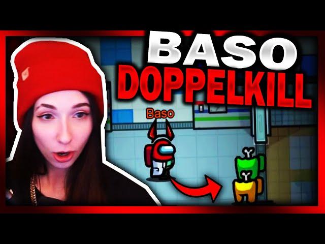 Baso macht DOPPELKILL alleine?  Among Us Highlights #98