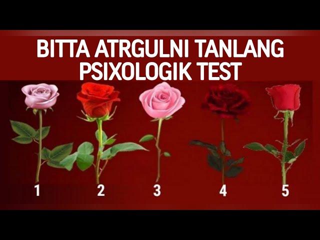 Psixologik test Orzuyingiz amalga oshadimi yoki yo'q