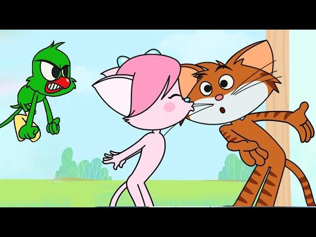 Cat And Keet Cat's Romantic Date Funny Animated Cartoon Shows For Kids Chotoonz TV