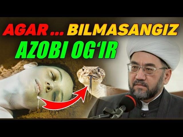 Bu suhbatni ko'proq ayollar eshitsin! °Muftiy |nuriddin hoji domla #yangimaruza