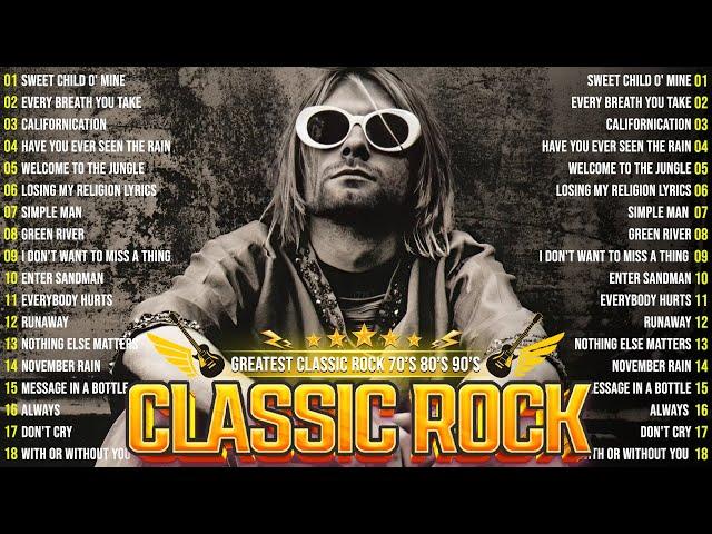 Best Classic Rock Ultimate Full Album 70s 80s 90sGuns N' Roses, The Beatles, Led Zeppelin, Queen