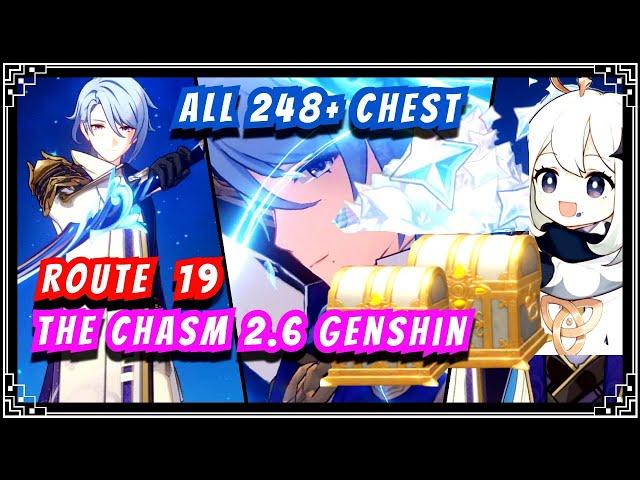 All Chasm Chest Route 19 | ALL CHEST SERIES | Genshin Impact 2.6