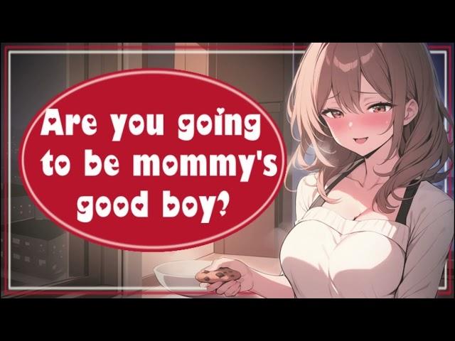 Mommy Makes Her Good Boy Cookies ASMR (Spicy, Kissing, RP, F4M)