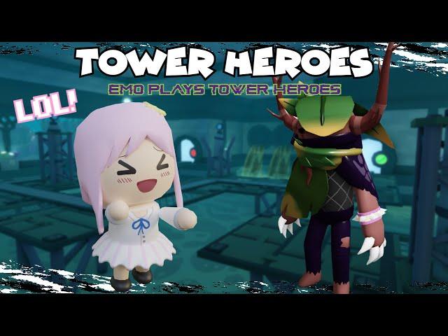 Playing With Randos 8 / Emo Plays •Tower Heroes• | Roblox