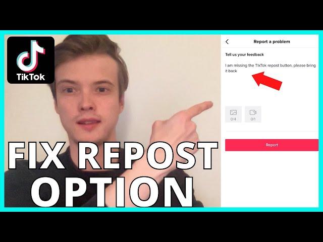 How To Fix Repost Option Not Showing in TikTok (NEW WAY 2024)