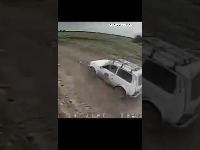  Kamikaze drone vs  Akhmat special forces unit #warinukraine #drones #shorts