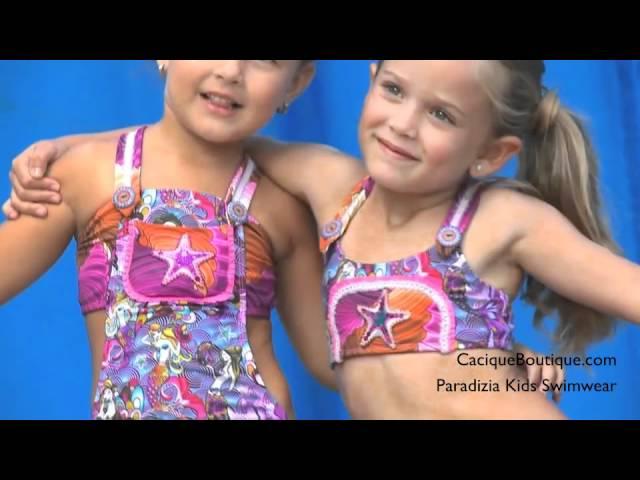 Paradizia Kids Swimwear - Siren In Love Swimsuit