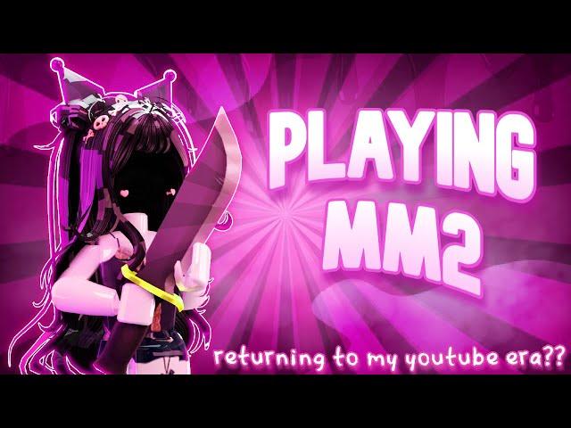 My return to Roblox YouTube || Playing MM2 (there were campers and teamers)