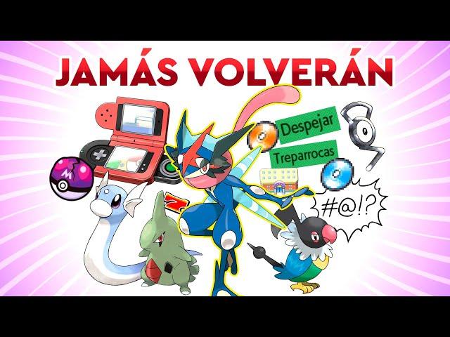 COSAS QUE JAMÁS VOLVERÁN A VER EN LOS JUEGOS DE POKÉMON