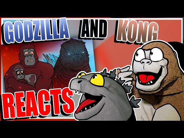 Godzilla Reacts| Godzilla Vs Kong (Animated) Part 5 by Joe Connelly