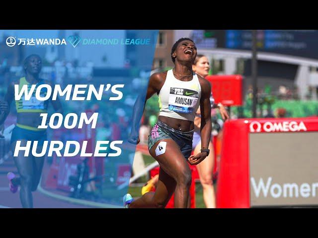 Tobi Amusan wins third successive title in Eugene 100m hurdles - Wanda Diamond League 2023