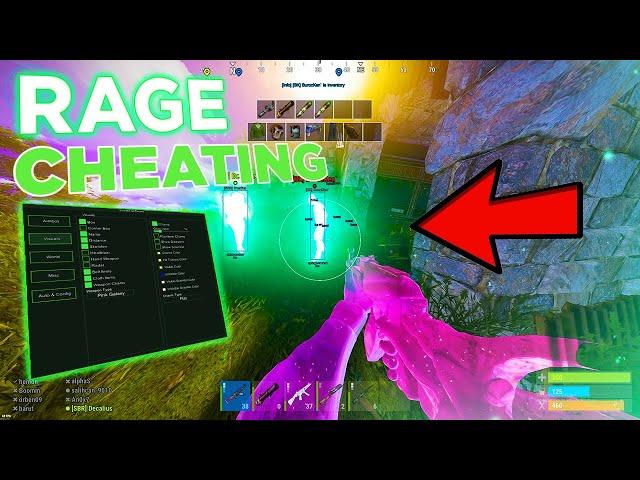 I used RAGE RUST CHEATS to Destroy Clans with BEST RUST CHEAT..