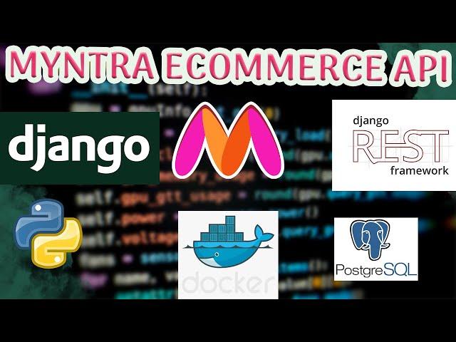 Create an E-commerce API like Myntra in Django 