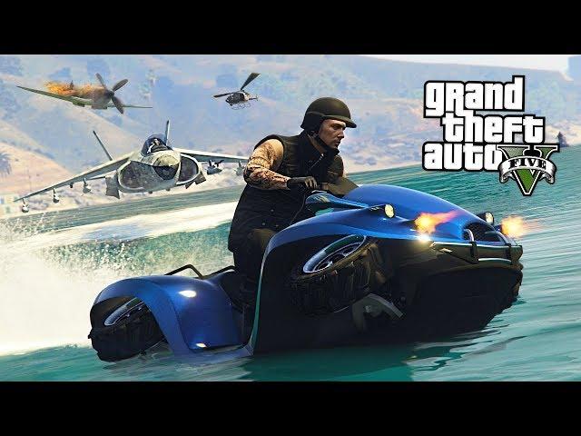 БЕЗУМНАЯ МИССИЯ С АМФИБИЕЙ ВЕЗДЕХОДОМ "BLAZER AQUA" в GTA 5 ONLINE!