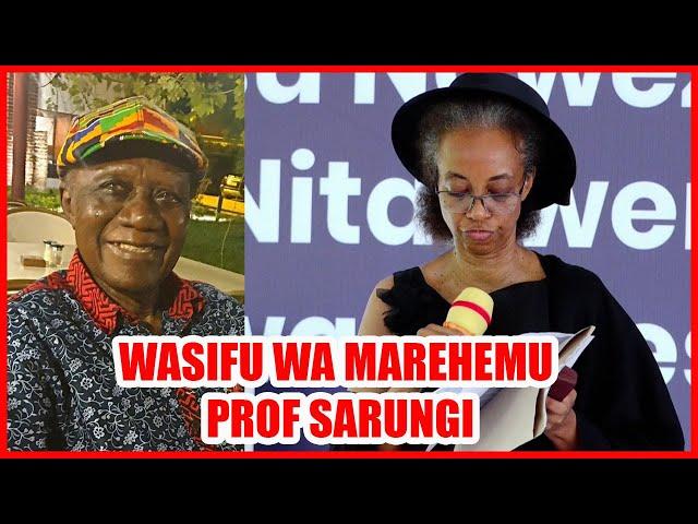 WASIFU WA MAREHEMU PROF SARUNGI