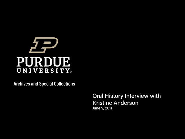 Kristine Anderson Interview