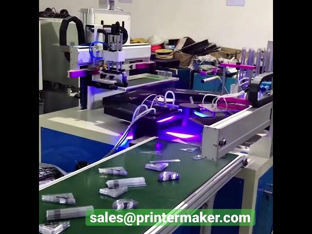Intelligent manufacturing automatic stationer ruler screen printing machine