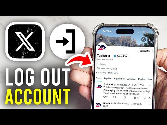 How To Log Out Of X Account (Twitter) - Full Guide