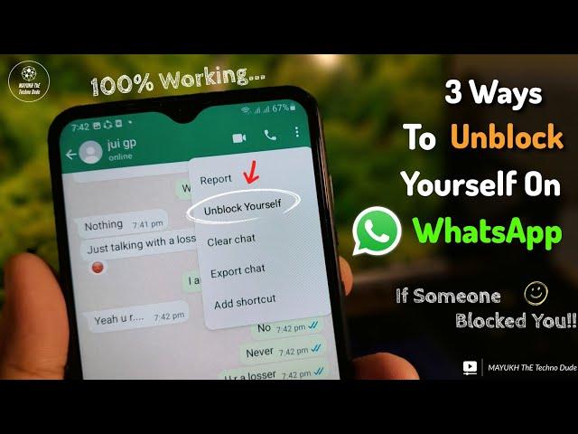 How To Unblock Yourself On WhatsApp If Someone Blocked You In 2024 (3 Ways)!!