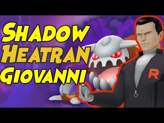 First Look at How to Beat Giovanni SHADOW HEATRAN Team in Pokemon GO! (Below 1500cp)