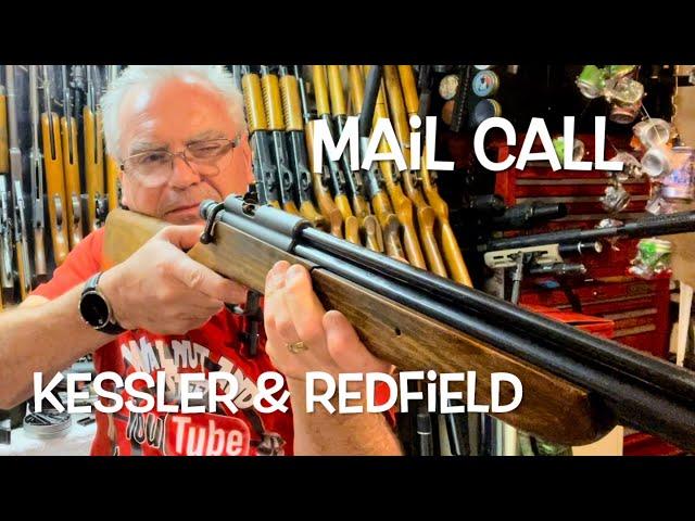 Mail call Kessler multi pump 22 Redfield 3200 scope @RojoTacticalTargets  airgun targets 1791edc