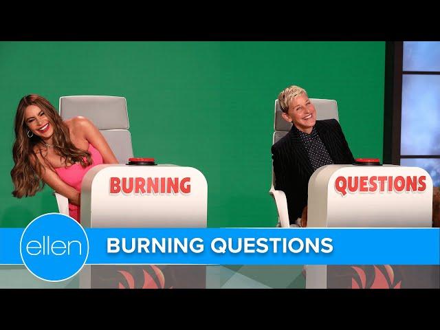 Sofía Vergara Answers Ellen’s ‘Burning Questions’