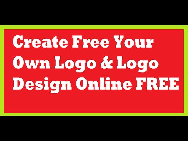 Create Free  Your Own Logo  & Logo  Design Online FREE -DesignMantic.com