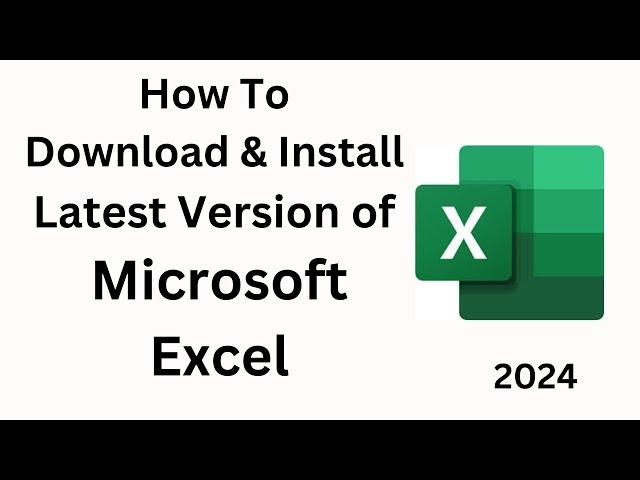 How To Download & Install latest version of Microsoft Excel In PC [ Latest-2024 ] #msexcel