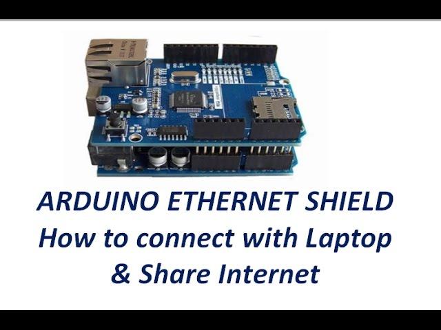 ETHERNET SHIELD- How to connect & use with Laptop instead of direct Router