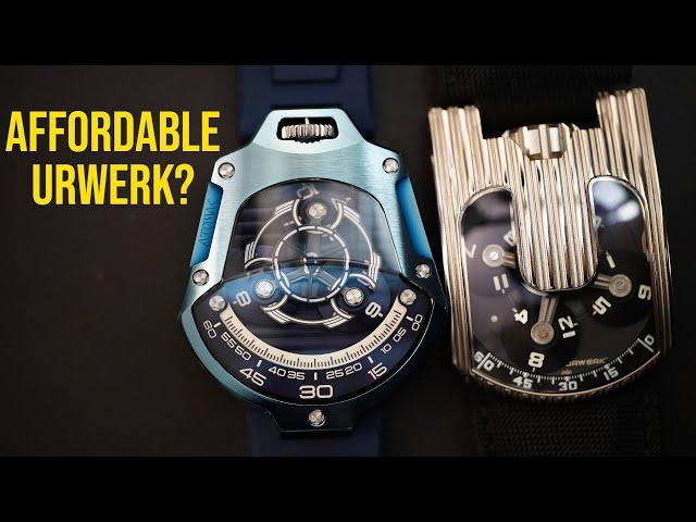 $80,000 Urwerk for a Fraction of the Money Atowak Spaceship Automatic Rotating Wondering Hour Homage