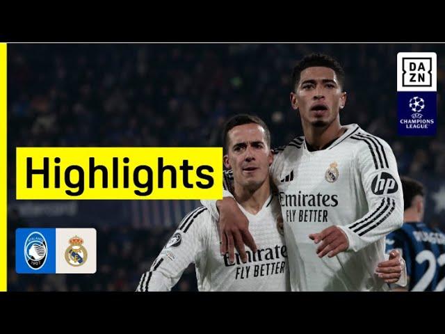 Atalanta Bergamo - Real Madrid | UEFA Champions League | DAZN Highlights