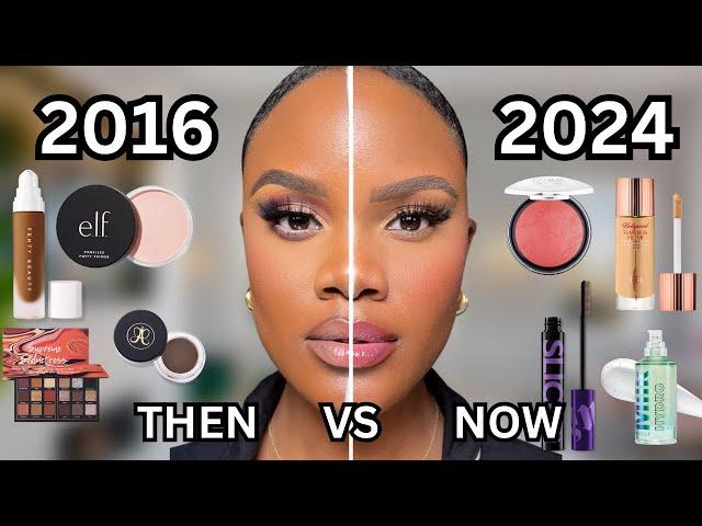 2016 vs 2024 MAKEUP TUTORIAL | Transforming Makeup Trends