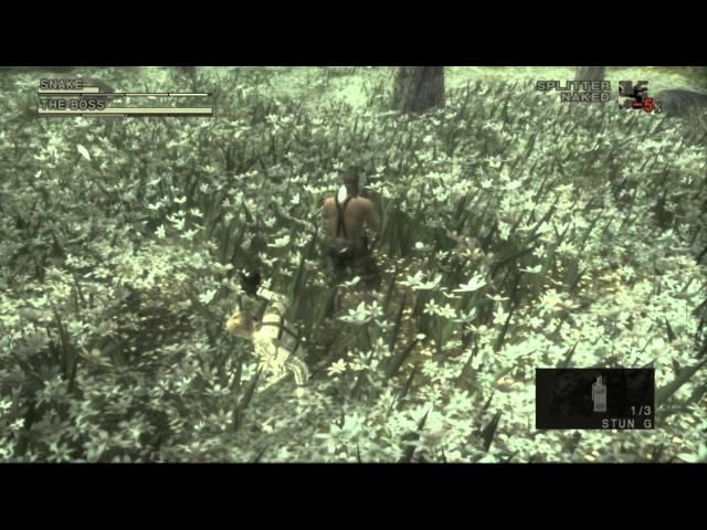 MGS3 HD The Boss E-Extreme Non-lethal No damage