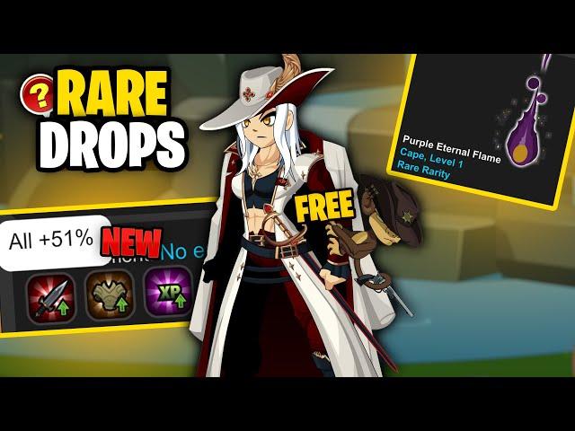 New 51% Farm! Eternal Flame Cape! Rare Drops and More AQW