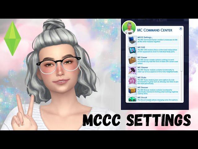 MCCC Settings #thesims4