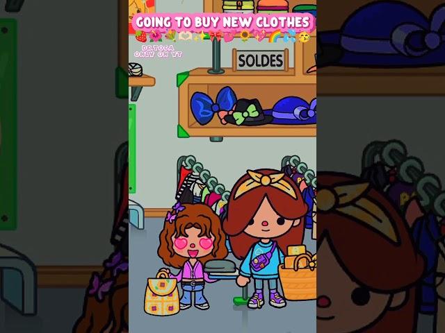 Going to buy new clothes🫶#tocaboca #viral #shorts