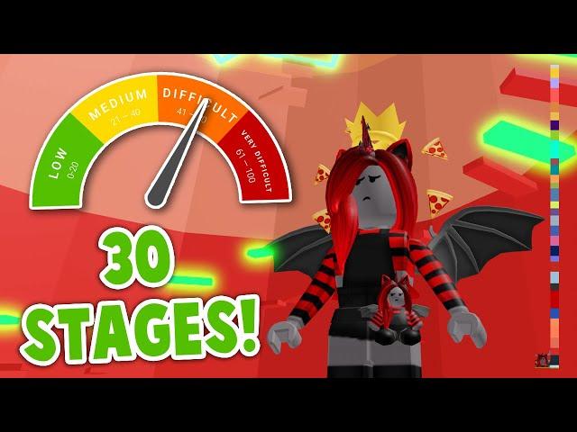 Tower Of Hell But With 30 LEVELS! *HARD MODE* (Roblox)