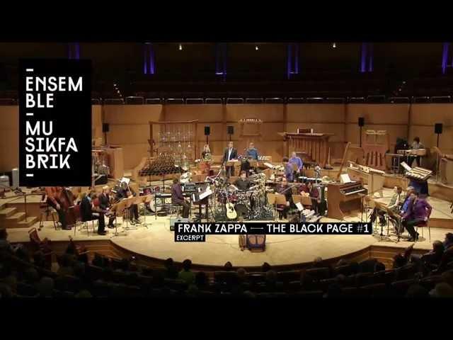 Ensemble Musikfabrik | Frank Zappa - The Black Page #1 (Excerpt)