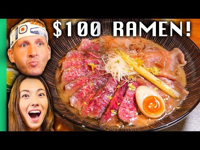 $2 Ramen VS $100 Ramen in Tokyo, Japan!!! Never Seen Before!!