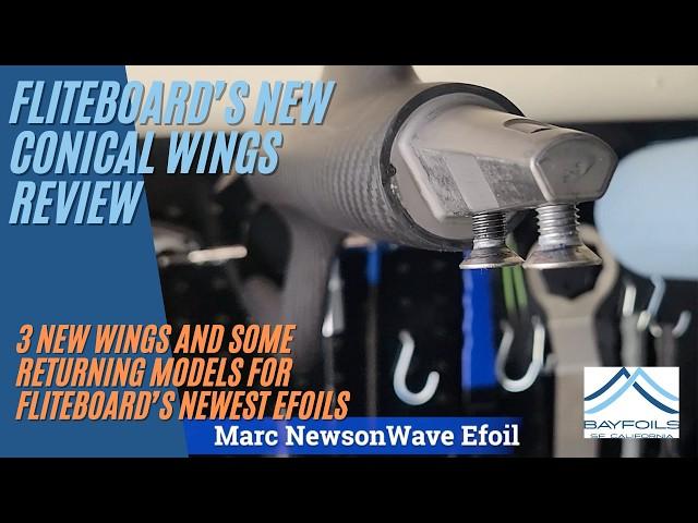 Fliteboard's New Conical Wings review MN1300, Surf 1000, and more