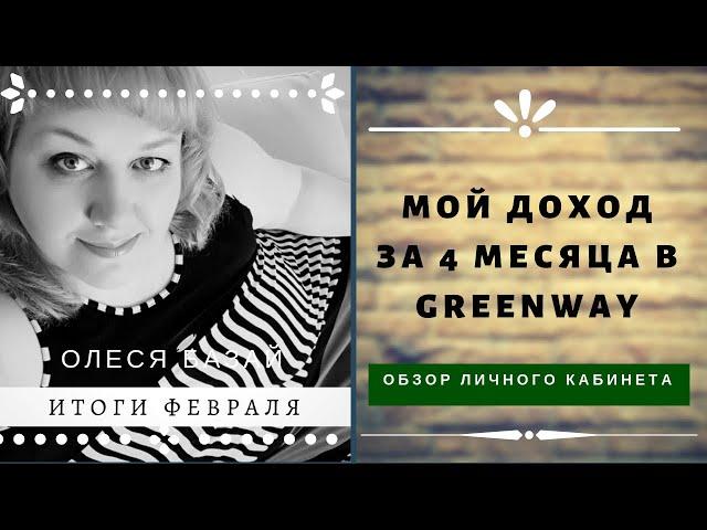 Мой доход за 4 месяца в Greenway. Обзор личного кабинета.