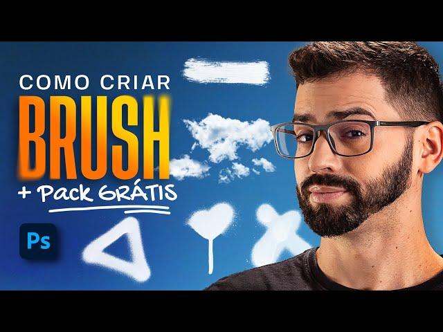 Como criar BRUSH no Photoshop + PACK GRÁTIS de BRUSH para Download