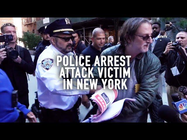 NYC Police Arrest Victim Who Was Attacked by Pro-Palestinian Protestors | TRIBECAST @TRIBEJournal