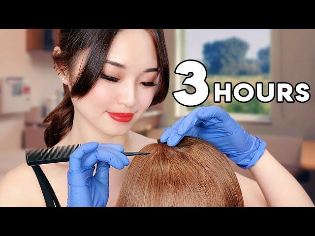 [ASMR] Sleep Recovery ~ 3 Hours of Hair Treatments