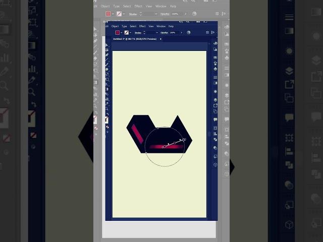 Illustrator for Beginner Graphic Designers #short #advance