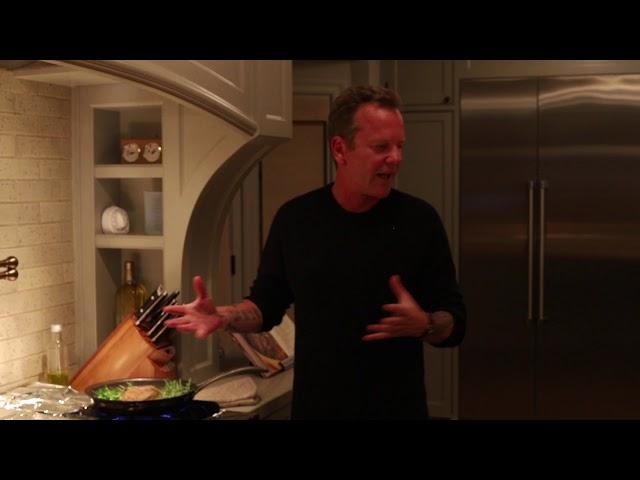 Kiefer Sutherland shows how to cook the perfect steak