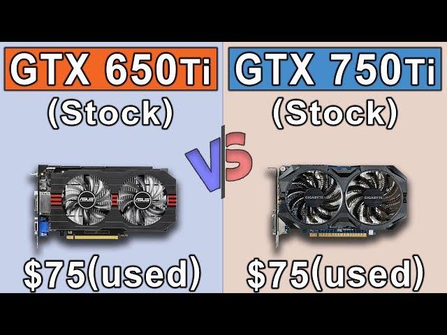 GTX 650 Ti vs GTX 750 Ti | New Games Benchmarks