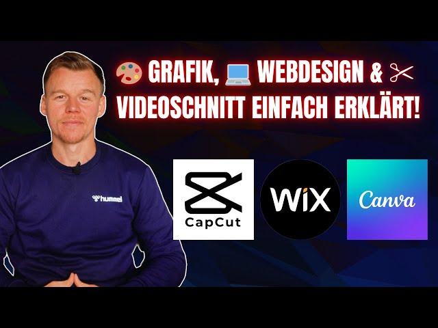 Grafikdesign, Webdesign & Videobearbeitung leicht gemacht Canva, Wix & CapCut im Überblick