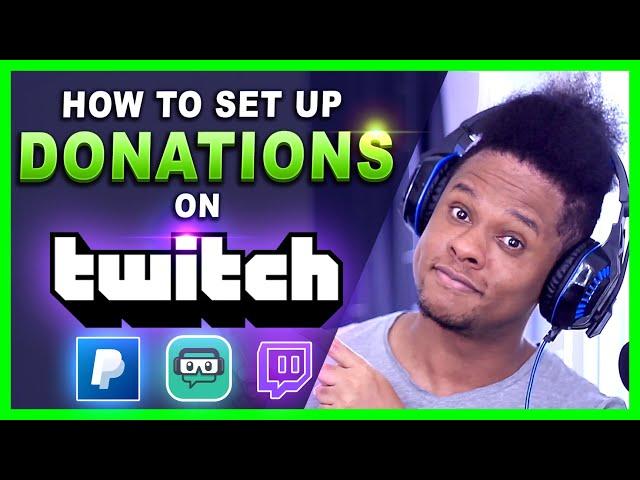 How to set up Donations on Twitch (Streamlabs tutorial)