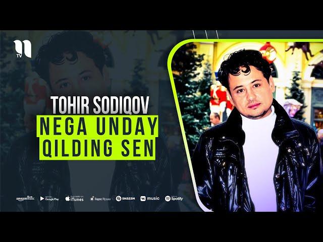 Tohir Sodiqov - Nega Ungay Qilding Sen (music version)